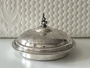 Mappin & Webb Antik Stil versilbert Deckel oval Vorspeisen Geschirr - Bild 1 von 16