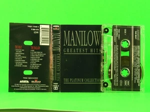 BARRY MANILOW GREATEST HITS (THE PLATINUM COLLECTION) (108) 20+ Track Audio Cass - Picture 1 of 8