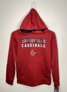 Louisville Cardinals Hoodie Sweatshirt Boys Size Medium 10-12 NCAA Team Red - Picture 1 of 4
