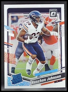 2023 Panini Donruss Optic Roschon Johnson #217 RC Rated Rookie Bears - Picture 1 of 10