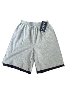 NWT Vintage Cotton Grey And Navy “Honor”Boys Shorts Size Medium - Picture 1 of 6