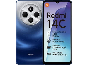 SMARTPHONE XIAOMI REDMI 14C 4+128GB STARRY BLUE AUSSTELLER - Bild 1 von 1