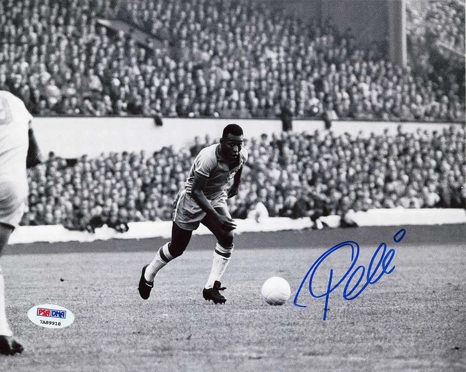 Pele Autographed Signed 8x10 Photo Certified Authentic PSA/DNA COA - Image 1 of 1
