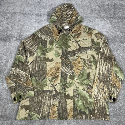 VTG Realtree Hooded Jacket Men's Medium 38-40 Full Zip Long Sleeve Lightweight - Image 1 of 4