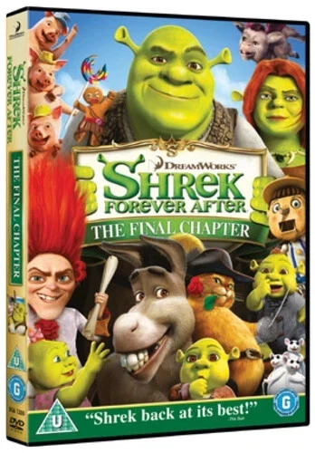 DISC+ARTWORK...  Shrek: Forever After - The Final Chapter DVD (2010) cert U - Image 1 of 1