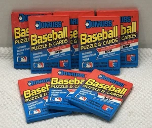 Donruss Baseball 1989 ungeöffnet Wachspackung (8 insgesamt) - Bild 1 von 2
