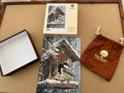 Wentworth.Birds.Snow.100 Large Piece Jigsaw incl’ Whimsy’s.VGComplete.B Cty🇺🇦 - Image 1 of 4