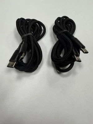 USB-C to USB C Type-C Fast Charging Data SYNC Charger Cable Cord 4ft 10” 2 Pack - Image 1 of 4