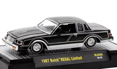 BUICK Regal Limited - Lowrider - 1987 - black - M2 1:64 - Immagine 1 di 4