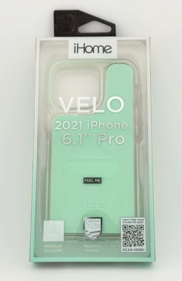 Nueva Funda Silicona iHome Velo iPhone 6.1" Pro (2021) - Grado Militar - Como Nueva Foto 1 de 4