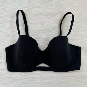 Thirdlove 24/7 Soft Pima Cotton Black Underwire T-Shirt Bra, Size 36C 1/2 - Picture 1 of 7