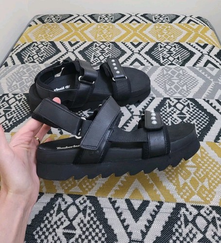 Sandali neri Timberland SANTA MONICA con cinturino posteriore grosso taglia 6 5 MA MISURA 6
