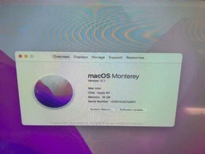 Apple Mac Mini A2348 8C cpu/16gb/256 gb (519930) - Picture 1 of 5
