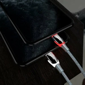 Dudao Cable de Carga y Datos 1,23m 3A Super Charge Iphones Smartphones Luz Gris - Imagen 1 de 7