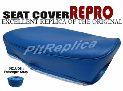 HONDA SEAT COVER SUPER HAWK CB77 CB72 305 LATE MODEL *TIP-UP*  W/ STRAP [ACSPS] - Image 1 of 3