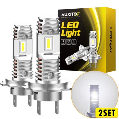 4X AUXITO H7 LED Headlight Bulbs High Low Super Beam Bright White CANBUS ERROR F - Image 1 of 4