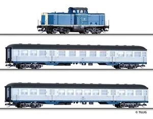 Tillig 01443 Set básico: tren de pasajeros de la DB, época IV, TT - Imagen 1 de 1