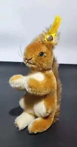 Steiff | 045103 Eichhörnchen „Possy“ 12cm mit Fahne | Vintage - Bild 1 von 7