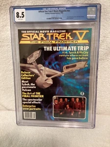 Star Trek V-The Final Frontier-Official Movie Magazine-1989, CGC 8.5,#4404860007 - Picture 1 of 9