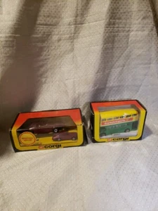 Vintage Corgi Toys 1405 Jaguar Xjs Plus 46931 Dabble Decker Bus - Foto 1 di 15