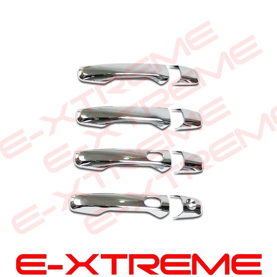 Cubierta de manija de puerta cromada con llave inteligente para Ford Taurus 2010-13 14 15 16 17 18 19 Foto 1 de 1