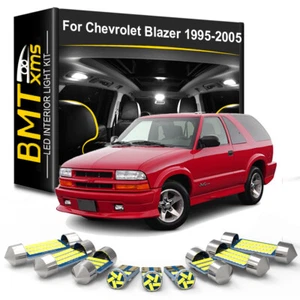 12x White LED Interior Lights Package Kit For GMC Jimmy Chevy BLAZER 1995-2005 - Picture 1 of 10