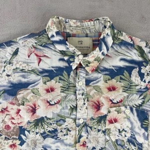 Scotch & Soda Shirt Men 2XL Multi Floral Hawaiian Tropical Short Sleeve Designer - Picture 1 of 10