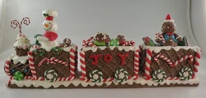 Gingerbread Look Train Christmas Holiday Indoor Home Decor - Picture 1 of 4
