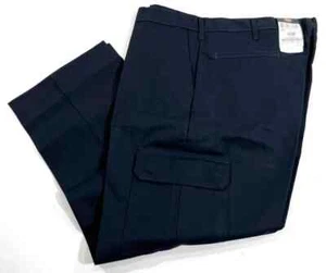 NEW MENS 38X27 DICKIES LP600 RELAXED FIT INDUSTRIAL CARGO PANTS NAVY - Picture 1 of 2