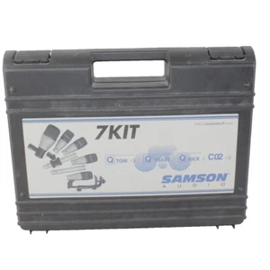 Samson Audio 7 Kit 7-Piece Drum Microphone Kit in Hard Case Tom Snare Kick CO2 - Picture 1 of 20
