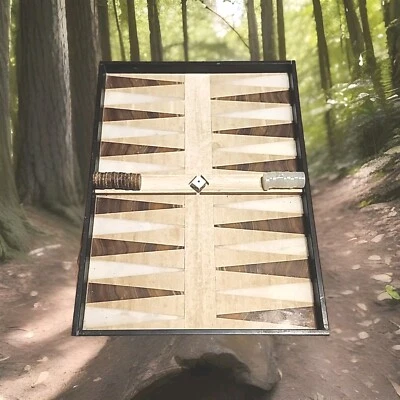 Italian Marble Backgammon Set Vintage Parts Only - Image 1 of 4