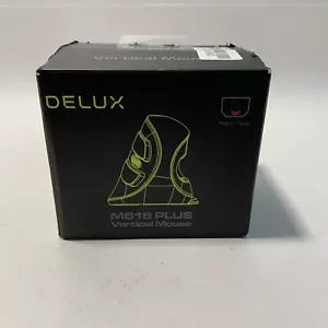 Delux M618 Plus Ergonomic Vertical Mouse 2.4G Wired Version - Picture 1 of 8