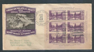 UNITED STATES 1934 APS ISSUE (Scott 750) sheet on FDC - Picture 1 of 1