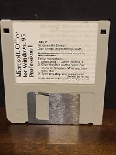 Vintage Microsoft Office for Windows 95 Professional Disk 7 ● 3.5" disc 