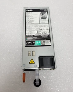 Dell PowerEdge R740 2000W 80 Plus Platinum D2000E-S0 Power Supply 0VWWF1 Grade A - Picture 1 of 5