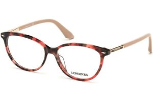 Longines LG5013-H 054 Pink Havanna Kunststoff Optische Brille Gestell 54-14-140 LG