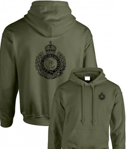 Printed CR3 Kings Crown Olive Green/Sand hoodie HM RTR Para REME RGR RAMC RE - Foto 1 di 12