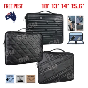 Laptop MacBook Note Book Sleeve Bag Waterproof Hard Travel Carry Bag Case Cover - Picture 1 of 10