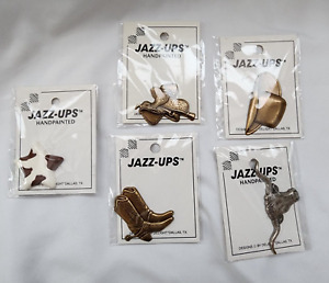 Jazz-Ups peints à la main 3D artisanat embellissement designs by Delight - LOT DE 5 westerns