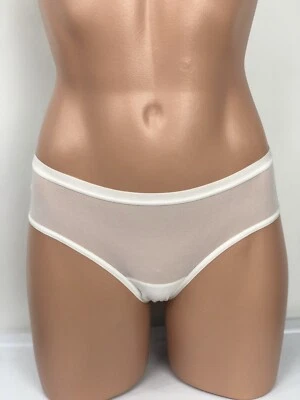 LA PERLA Studio NUEVO CON ETIQUETAS Evelina Mesh Braguita Brasileña - Marfil Foto 1 de 4
