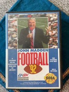 Sega Genesis John Madden Football 92 Spiel, gebraucht - Bild 1 von 6