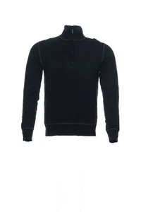 NWT Calvin Klein Jeans Black Half Zip Sweater S $80 - Picture 1 of 5