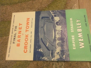 1959 FA AMATEUR CUP FINAL BARNET V CROOK TOWN  - Picture 1 of 1