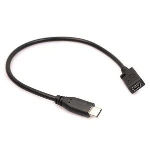 Type C USB 3.1 Male to Mini USB Female Charging Data Cable Cord Adapter - Picture 1 of 3