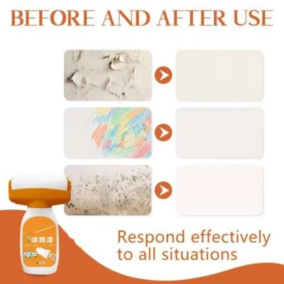 Peinture latex blanche à base d'eau, 500 g, pour la réparation des murs de la ma - Photo 1/4