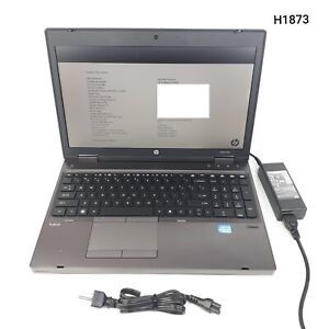 HP 6560b ProBook 15.6" Laptop i5-2410M 4GB No HDD No OS Bios Locked H1873