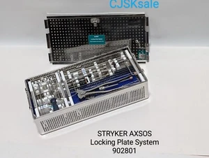 STRYKER AxSOS Small Fragment Instrument Tray 902801 Locking Plate System (USED). - Picture 1 of 20