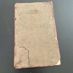 ORIGINAL VINTAGE Car BOOK Vanguard Saloon 1950 Motor Instruction Mancave Garage - Bild 1 von 7