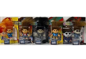 Set di 5 Troll Buona Fortuna CHUCKY MARTY ALAN MICHAEL FRANKENSTEIN Icon Troll Doll - Foto 1 di 3