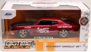 2021 Jada BIGTIME MUSCLE 1970 Chevy Chevelle SS Saint Nick X-Mas Racing - Picture 1 of 1